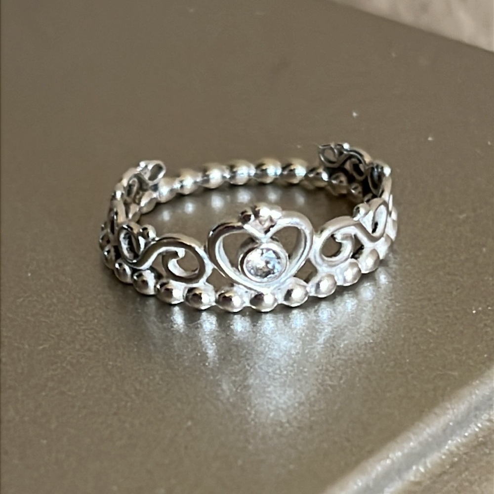 Pandora Princess Crown Ring Size 6 1/2